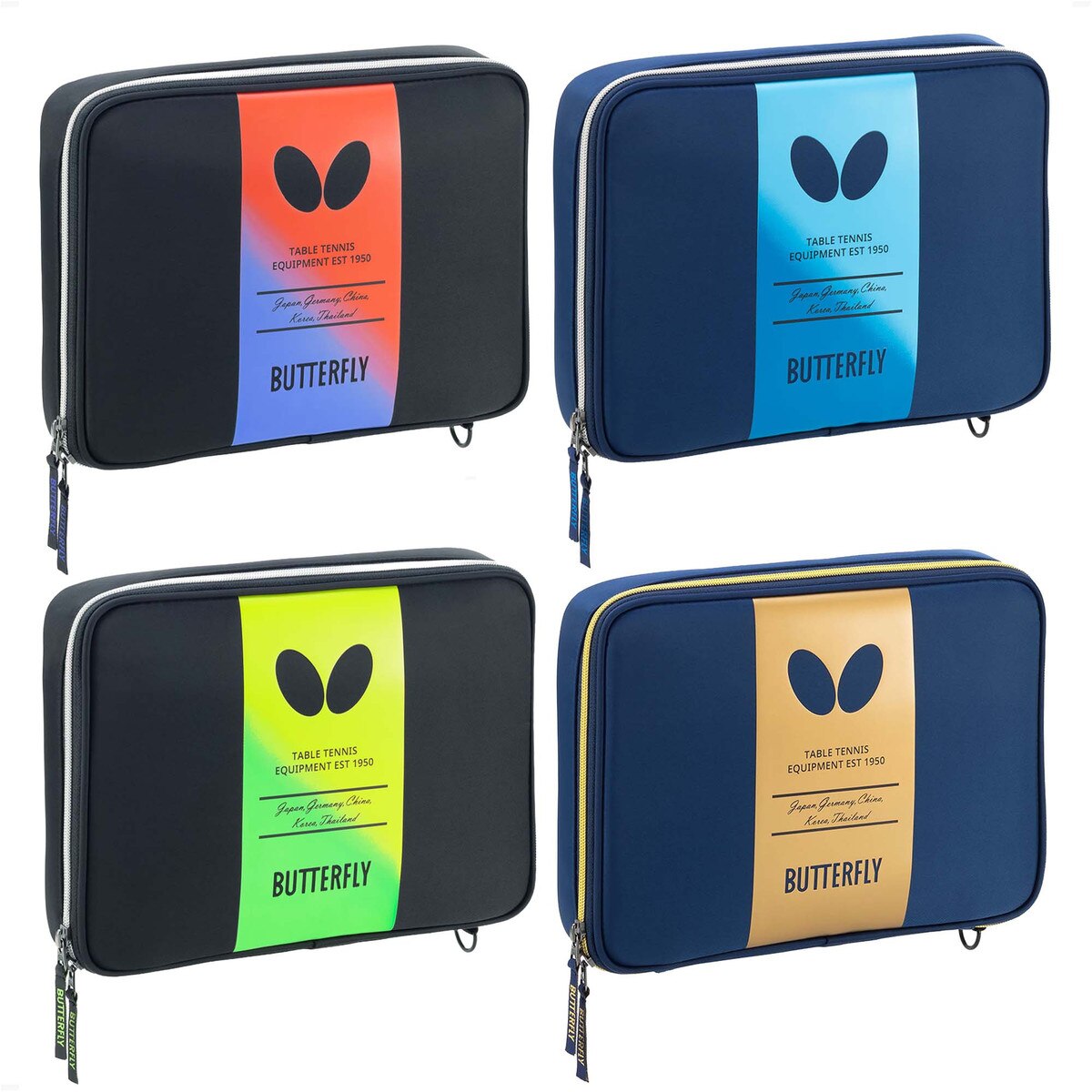 Butterfly Table Tennis BG Racket Case - Four Colors
